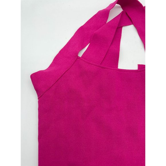 NEW NBD Tia Tie Back Top in Fuchsia Sz S Pink - Picture 4 of 7